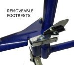 Lightweight Folding Travel Wheelchair with Handbrakes