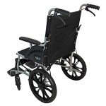 Lightweight Folding Aluminium Wheelchair with Hand Brake