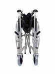 Angel Mobility Compact Folding Wheelchair in Metallic Silver