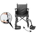 Lightweight Folding Wheelchair for Adults – Travel Friendly