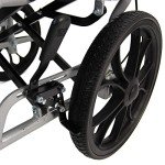 Lightweight Folding Aluminium Wheelchair with Hand Brake