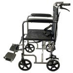 Lightweight Folding Wheelchair with Quick Release Brake