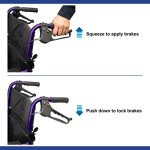 Lightweight Folding Mobility Scooter with Footrests
