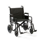 Drive Devilbiss BTR22BLK Heavy Duty 22" Bariatric Wheelchair Black