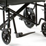 Drive Devilbiss BTR22BLK Heavy Duty 22" Bariatric Wheelchair Black