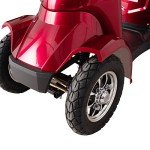 Fast Electric Mobility Scooter in Red with Battery