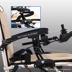 Lightweight Folding Electric Wheelchair with Batteries