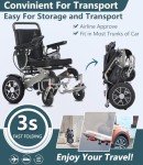 Lightweight Portable Electric Wheelchair for Adults