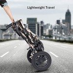 Lightweight Folding Electric Wheelchair with Batteries