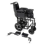 U-GO Atlas Heavy Duty Folding Wheelchair