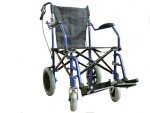 Lightweight Folding Transit Travel Wheelchair with Handbrakes
