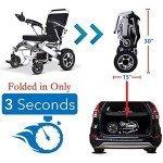 Lightweight Foldable Electric Mobility Scooter with Dual Motors