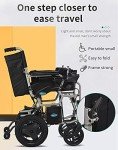 Lightweight Foldable Electric Wheelchair for Seniors