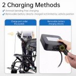 WISGING Ultra Lightweight Folding Electric Wheelchair