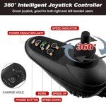 WISGING H14 Foldable Electric Wheelchair for Seniors