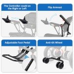 WISGING Ultra Lightweight Folding Electric Wheelchair