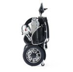 Compact Electric Wheelchair with Automatic Folding Design