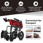 WISGING H14 Foldable Electric Wheelchair for Seniors