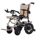 Lightweight Folding Electric Wheelchair with Joystick