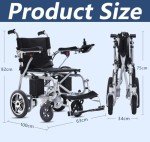Broobey Portable Folding Electric Wheelchair - Travel Ready