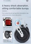 Compact Electric Wheelchair with Automatic Folding Design
