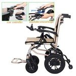 Lightweight Folding Electric Wheelchair with Joystick