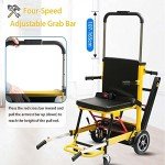 Folding Electric Stair Climber Wheelchair Trolley