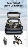 Foldable Electric Power Chair with Lightweight Frame