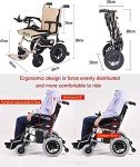Lightweight Folding Electric Wheelchair with Joystick