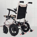Lightweight Folding Electric Wheelchair with Lithium Batteries