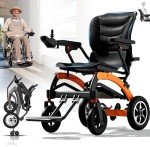 Lightweight Folding Power Wheelchair for All Terrain