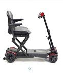 Drive Devilbiss Flex 4-Wheel Automatic Folding Scooter Red