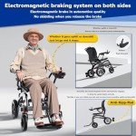 Lightweight Folding Power Wheelchair for All Terrain