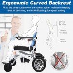 Lightweight Portable Electric Wheelchair for Travel 280lbs