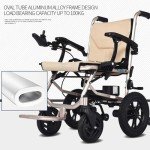 Lightweight Folding Electric Wheelchair with Lithium Batteries