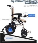 Lightweight Folding Electric Wheelchair with Lithium Batteries