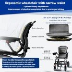 Lightweight Folding Power Wheelchair for All Terrain