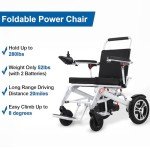 Lightweight Portable Electric Wheelchair for Travel 280lbs