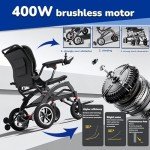 Lightweight Folding Power Wheelchair for All Terrain