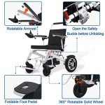 Lightweight Portable Electric Wheelchair for Travel 280lbs