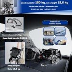 Lightweight Folding Power Wheelchair for All Terrain
