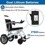 Lightweight Portable Electric Wheelchair for Travel 280lbs