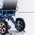 YuCar Lightweight Folding Electric Wheelchair - 220 lb Support