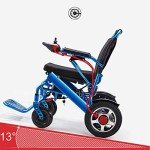 YuCar Lightweight Folding Electric Wheelchair - 220 lb Support