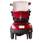 Fast Electric Mobility Scooter in Red with Battery