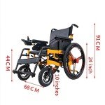 Foldable Power Electric Wheelchair with Li-Ion Battery