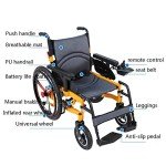Foldable Power Electric Wheelchair with Li-Ion Battery