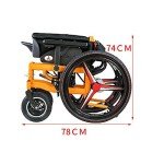 Foldable Power Electric Wheelchair with Li-Ion Battery