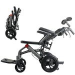Wisging Ultra-Light Folding Wheelchair for Travel