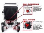 Heavy Duty Foldable Lightweight Electric Wheelchair D09